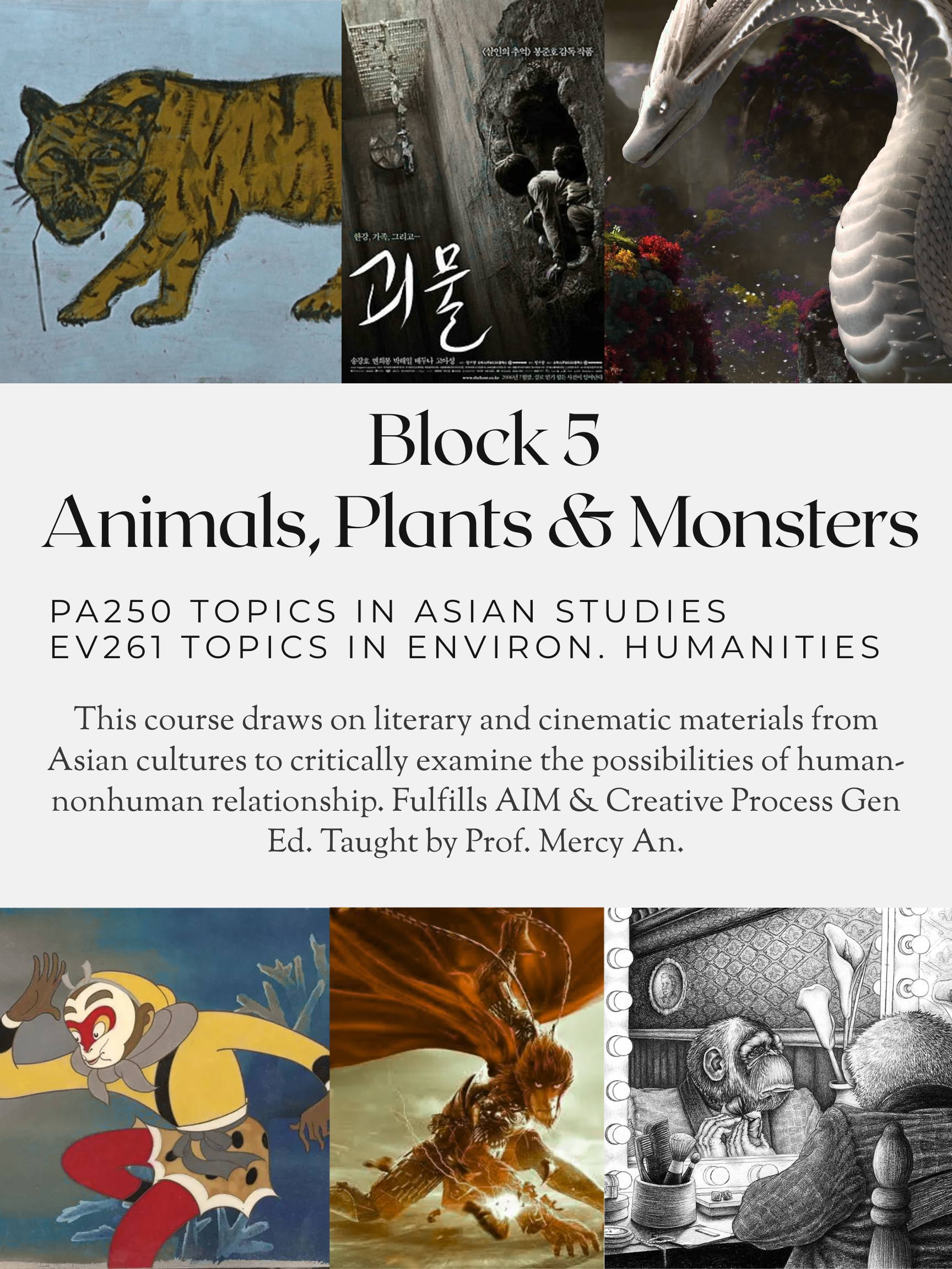 Animals, Plants, and Monsters poster